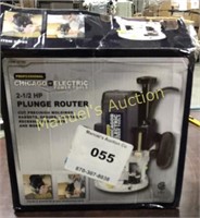 CHICAGO ELECTRIC PLUNGE ROUTER 2 1/2 HP