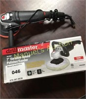 DRILL MASTER 7” VARIABLE SPEED POLISHER/SANDER