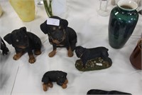 Family of Rottweillers