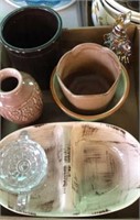 Rookwood Pottery & Misc Glassware