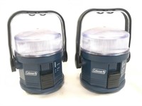 (2) Coleman Battery OP Lanterns LIKE NEW