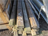 30 Fence Posts or Wolmanized Wood Posts