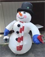 8ft Tall Blow Up Snowman