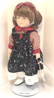 New Russ Porcelain Doll of the Month July Ruby