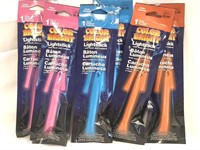 6 Glow Sticks Lightsticks with Lanyards