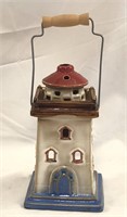 Ceramic Lighthouse Tea Candle Hanger