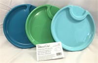 New Set of 6 Pampered Chef Outdoor Party Plates