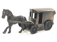 Amish Horse & Buggy Pencil Sharpener Metal