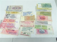 Assorted World Banknotes