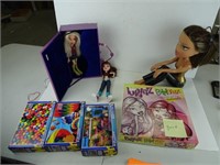 Assorted Bratz Dolls and Puzzles