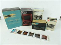 Assorted Slide Viewers in Boxes