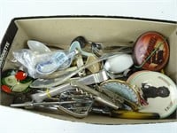 Box full of Kitchen Utensils and Collectables