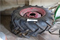 Two five lug tractor tires