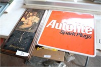 Snap on and Autolite sign