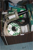 Box of Electrical Including Inspection Lamp