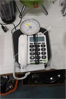 Salter Bathroom Scales and Telephone