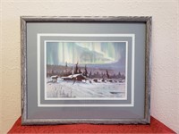 Signed Print Scott McDaniel "Iditarod Aurora Song"