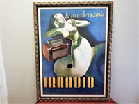 IRRADIO framed print by Gino Boccasile (1939)