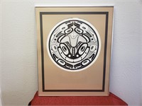 Signed Numbered Native American Print "Beaver"