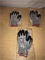 Tenactiv Cut Resistant Glove LOT of 3 Size Small