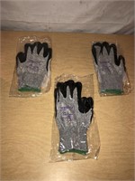 Tenactiv Cut Resistant Glove LOT of 3 Size 10 XL