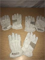 Enable Leather Glove Lot of 3 Pair Sz Small