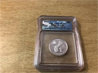 2009-S Silver Guam $.25 ICG in Hard Case