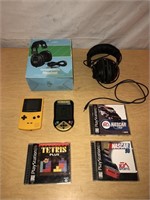 Game Boy, Games, Headphones LOT