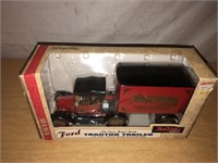 1918 Ford Tractor Trailer Die Cast 1:25 Scale Bank