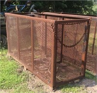 Steel storage cage