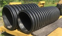 Black plastic culverts