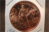 1oz of .999 Fine Copper Prospector Coin