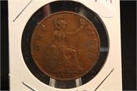 1932 British One Penny and Half Penny