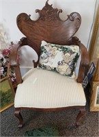 Chair, Footstool & Pillow