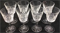 8 Waterford Lismore Water Goblets