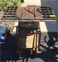 Craftsman Table Saw With Rolling Cart