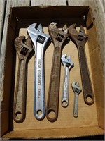 6 Adjustable Wrenches
