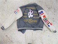 MEN'S MILITARY JACKET WITH PATCHES SZ XXL