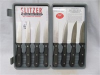 SLITZER GERMAN STYLE 8PC KNIFE SET WITH CASE