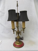 FRENCH STYLE PARLOR LAMP 22"T