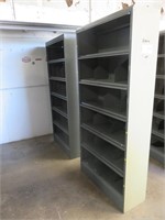 (2) Metal Bookshelves