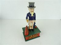 Vintage Uncle Sam Coin Bank - Put Coin in Hand -