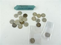 One Roll of Silver Dimes + 23 Loose Silver Dimes
