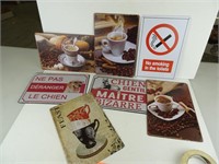 Assorted 8x10 Metal Signs