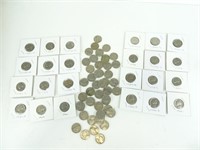 Large Assortment of Nickels 1930's to 1960's -