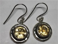 $300. S/Silver Citrine Earrings