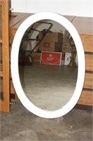 Wood Framed Mirror 25.5 x 36H