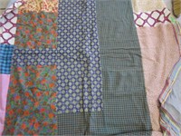 Handmade quilt machine stitched