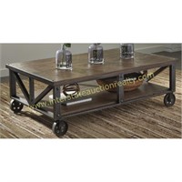 Ashley T870 Zeinfield Rustic Coffee table