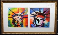 Liberty Collage Giclee by Peter Max